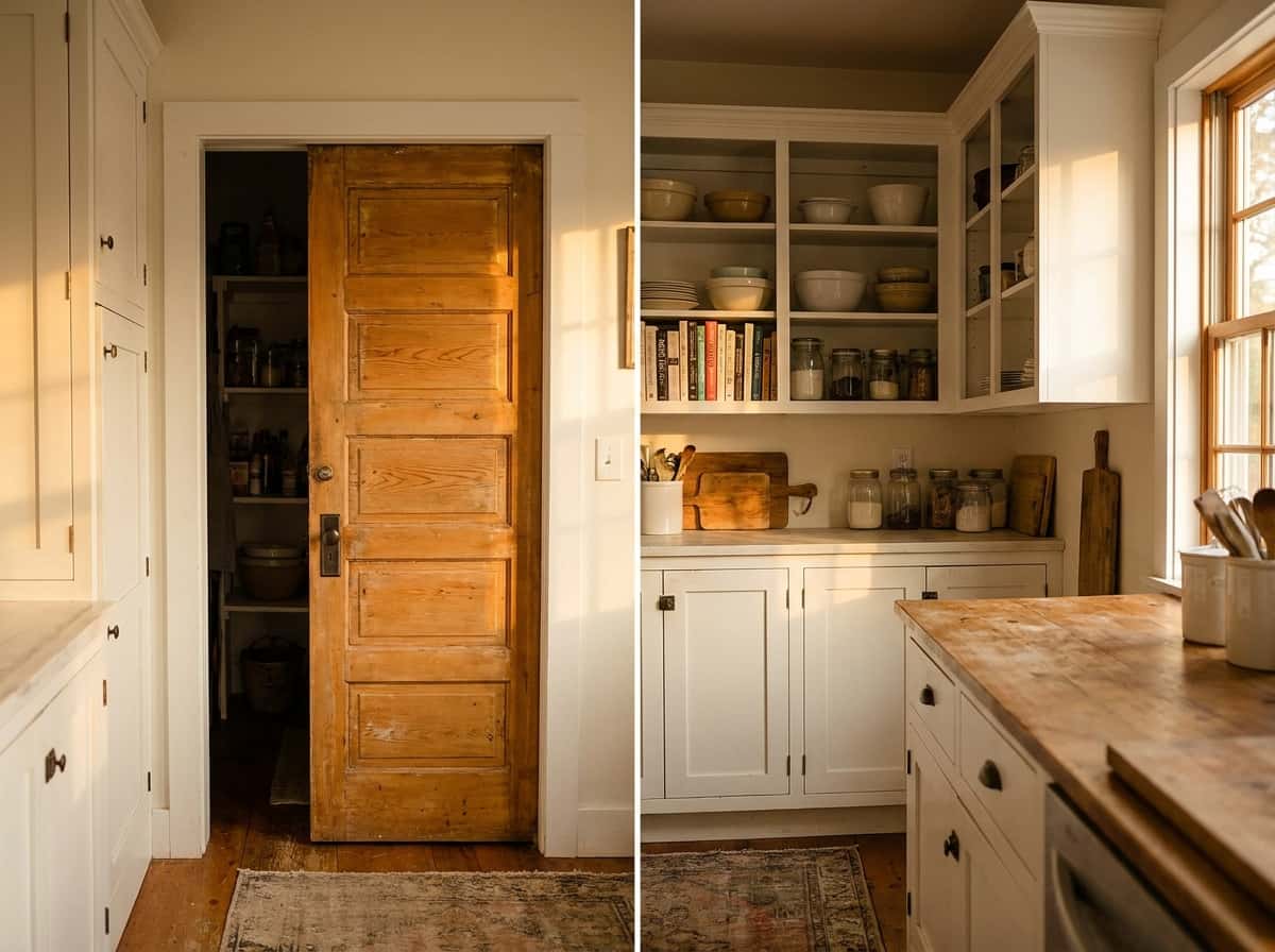 Reclaimed 5-Panel Solid Pine Door view 2