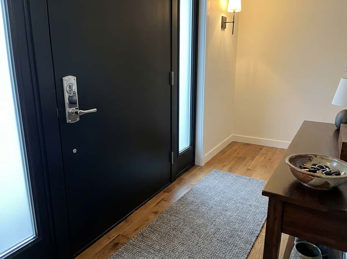 Smooth Exterior Steel Door view 3