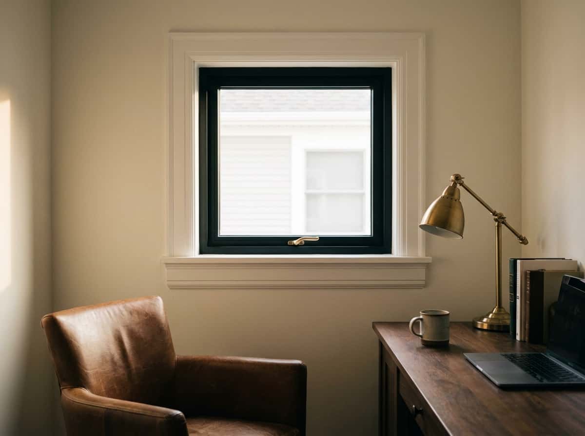 Black-Frame Casement Window view 3