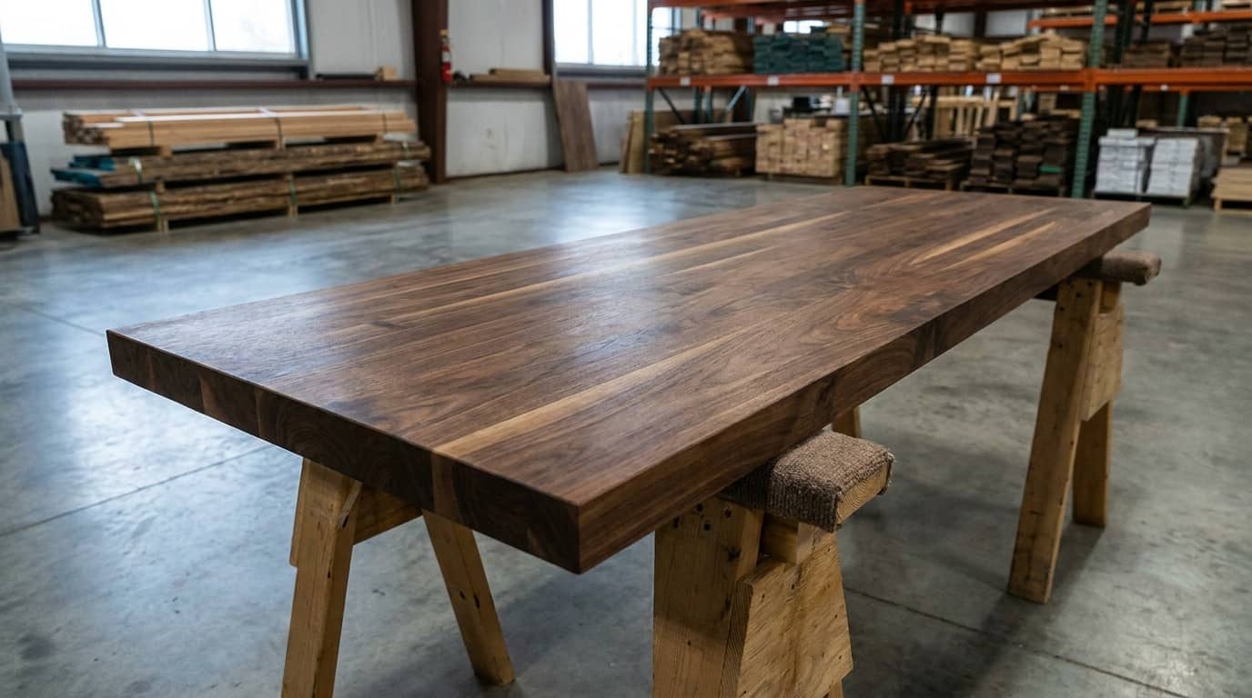 Walnut End-Grain Butcher Block, 6 ft