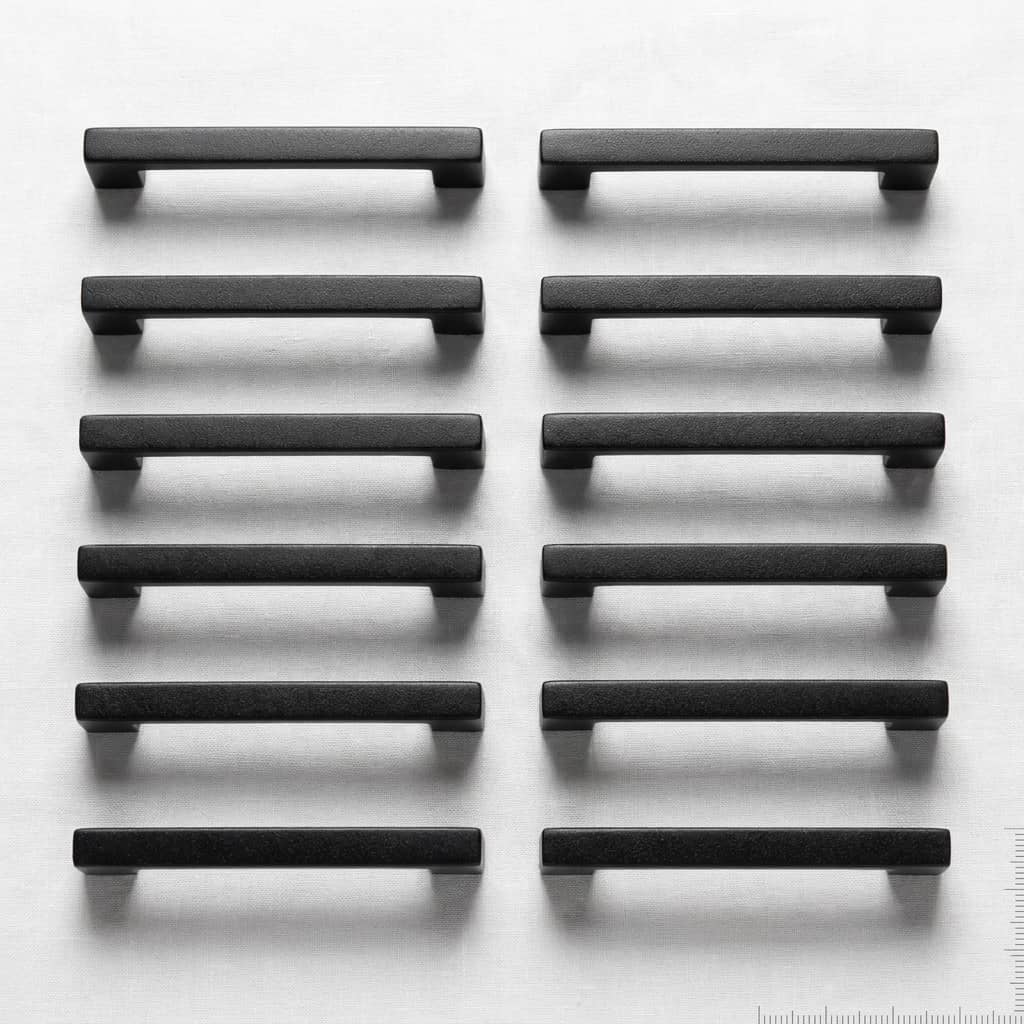 Matte Black Cabinet Pulls (10-pack)