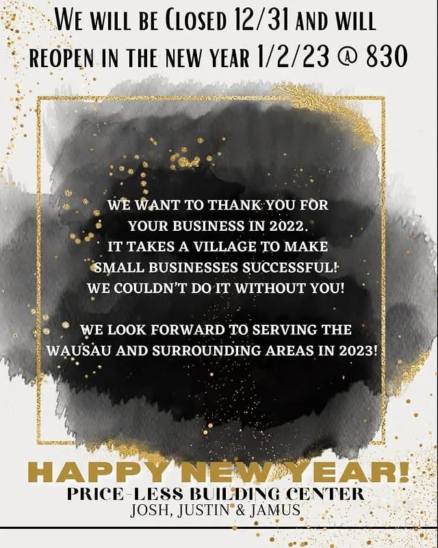 The owners' year-end thank-you letter posted on Facebook, December 2022