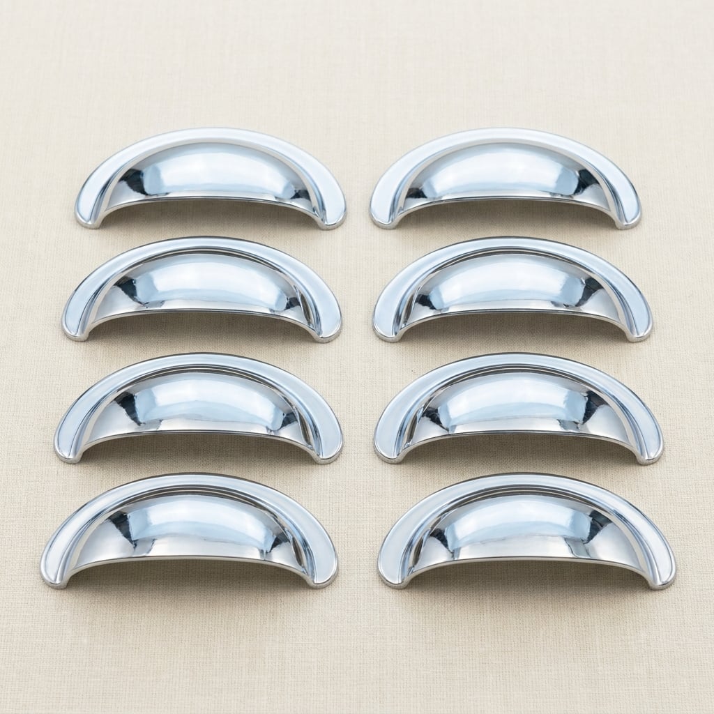 Polished Chrome Bin Pulls (8-pack)